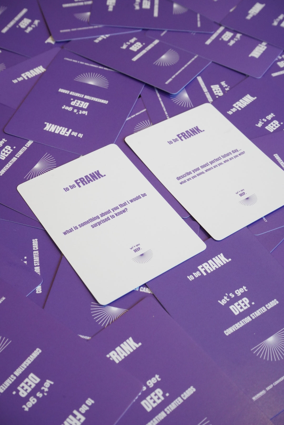 let's get deep... conversation starter cards