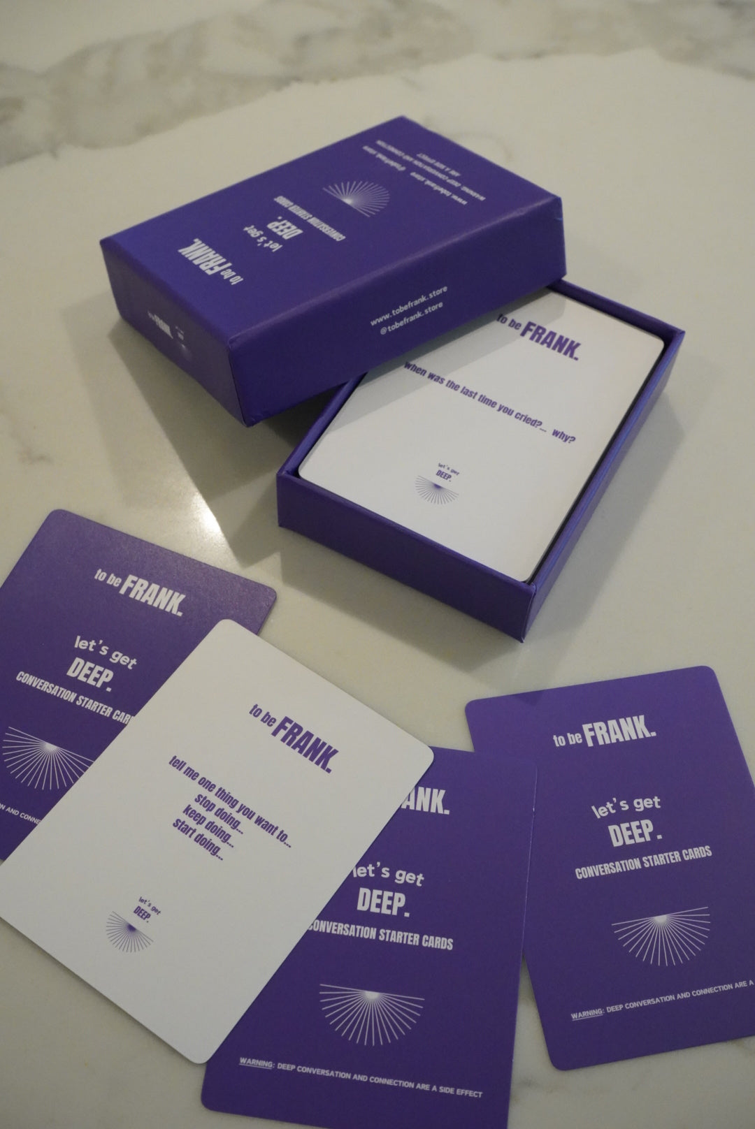 let's get deep... conversation starter cards